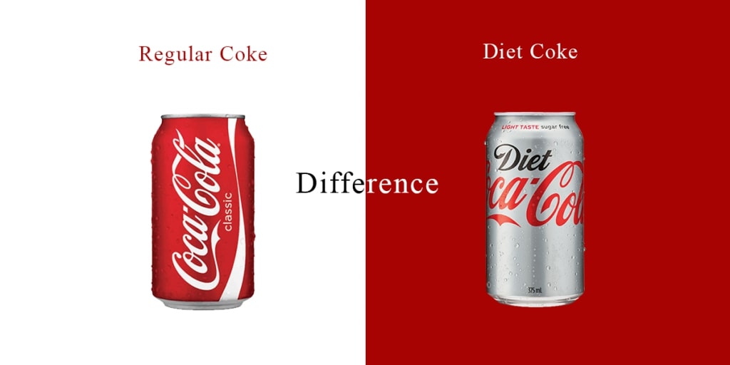 difference between diet coke