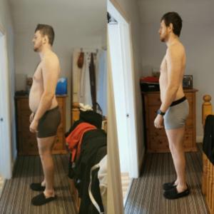 client fat loss transformation