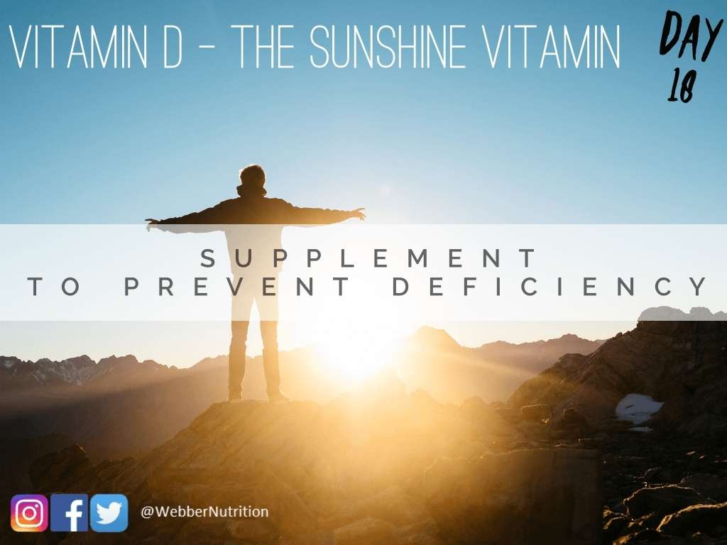 Vitamin D The Sunshine Vitamin ber Nutrition