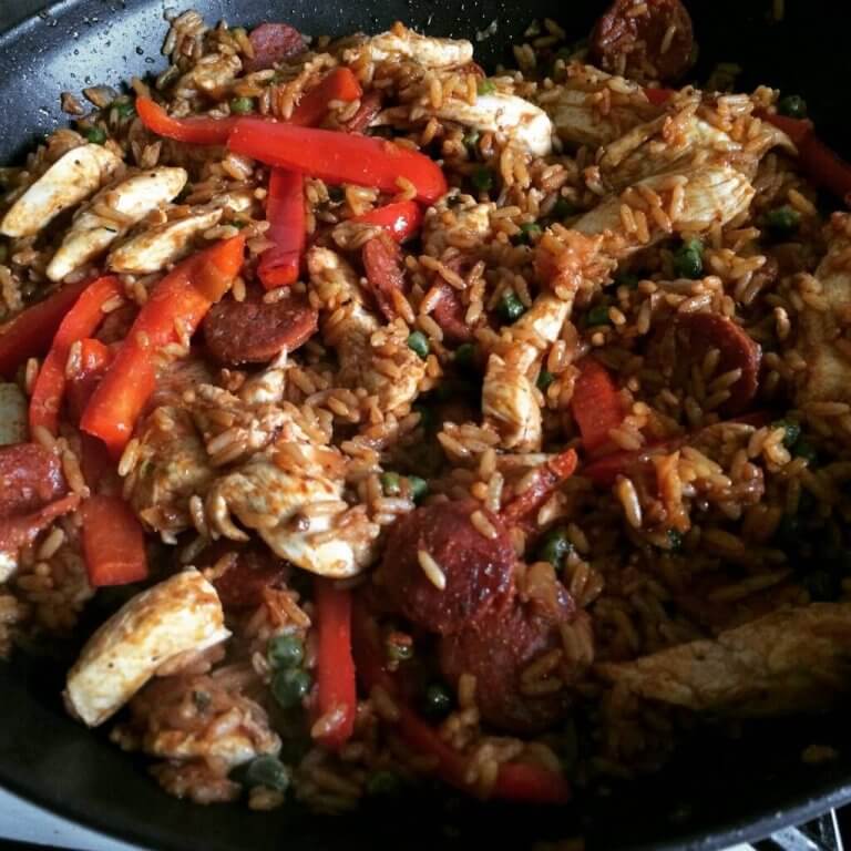 chicken and chorizo jambalaya recipe